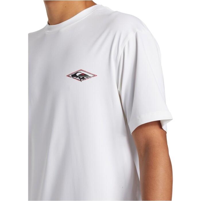 2024 Quiksilver Mens Everyday Surf Short Sleeve Tee AQYWR03153 - Snow White